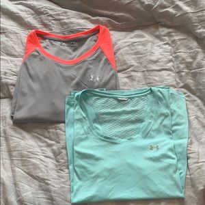 Set of two Under Armour workout tops
